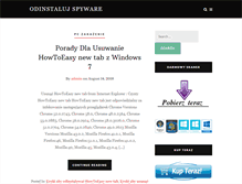 Tablet Screenshot of odinstalujspywarevirus.com